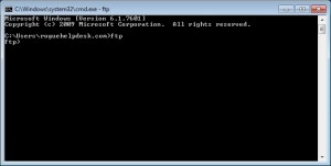 How do I write a DOS script to get files from an FTP site?